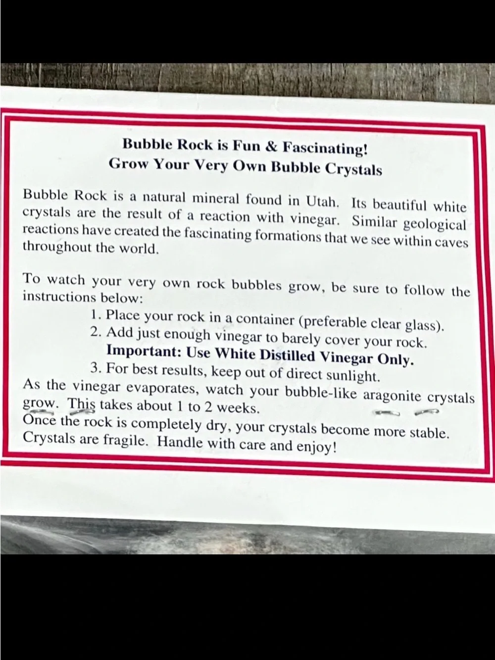 💞 New Kids Bubble Rock Science Experiment for Growing Crystals